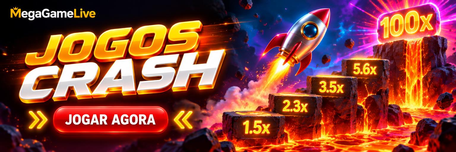 Jogos crash — Foguete a subir degraus de multiplicadores sobre lava